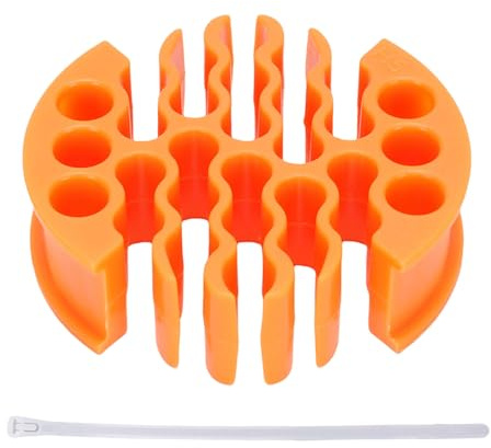 CCYLEZ Netzwerkkabel-Organizer, 30-Loch-Kabelmanagement-Tool mit Glänzenden Kanten für Geschirmte CAT5-, CAT5E- und CAT6-Kabel (CAT5-Kabel)