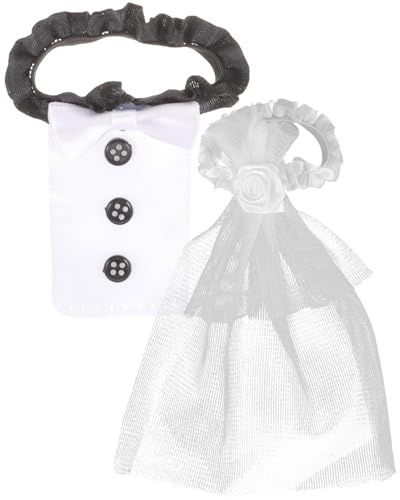 Cabilock Housse de Flûte à Vin Mariage en Tissu, Couvre-Verre Décoratif Mariés pour Fête et Banquet, Accessoire Vin Original et Élégant, 1 Pièce pour Décoration Mariage Romantique