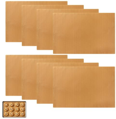 8PCS Silicone Baking Sheets, Non-Stick Silicone Baking Mats for Home and Kitchens, 30x40cm Reusable Silicone Mats for Bread Cookies Pastries Meat