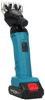 Tijeras eléctricas for ovejas, 500 W, 2400 RPM, profesional, recargable, 21 V, con 6 velocidades, for afeitar lana de oveja Uso múltiple(1 Battery)
