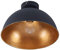 Lindby LED Deckenlampe Metall schwarz, gold matt Ø31 cm Deckenleuchte 1x E27 max. 60W ohne Leuchtmittel Deckenbeleuchtung Wohnzimmer Esszimmer