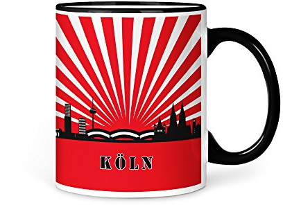 Tasse Kaffeetasse Köln Skyline