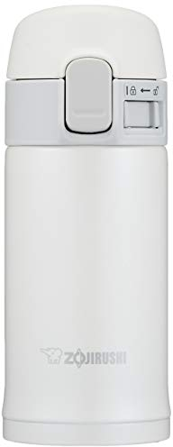 Zojirushi Mug isotherme en acier inoxydable blanc 200 ml