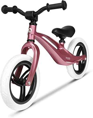 lionelo Bart, Bicicletta Senza Pedali Unisex-Baby, Rosa, S