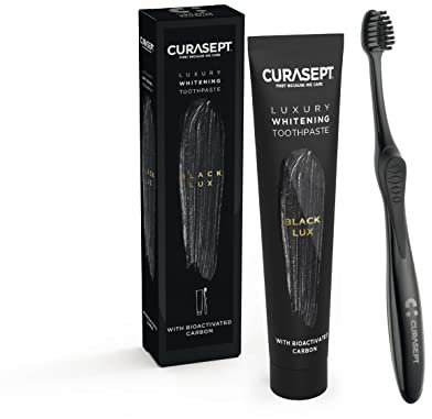 Curasept LUXURY BLACK Whitening Set