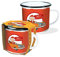 Trötsch Unser Sandmännchen Emaille-Becher Weltentdecker: Emaille-Becher Sandmann, 1 Stück (1er Pack), White
