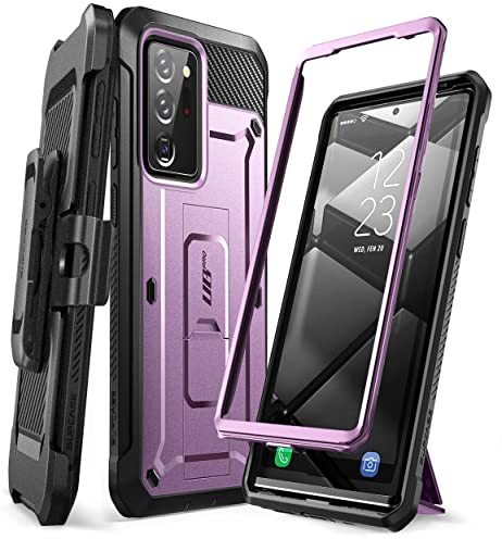 SUPCASE Outdoor Hülle für Samsung Galaxy Note 20 Ultra (6.9) Handyhülle Bumper Case Rugged Schutzhülle [Unicorn Beetle Pro] OHNE Displayschutz, Lila