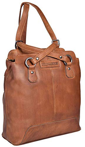 Hill Burry Leder Rucksack Damen Schulrucksack Reiserucksack Tagesrucksack Casual Backpack Daypacks Braun