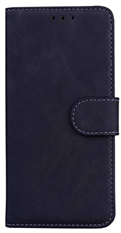 TIANCI Hülle für LG Velvet 5G/4G, Ordentlich und Einfaches Hautfreundliches PU-Leder Hülle, Brieftasche Schutzhülle, Flip Stoßfeste Handyhülle für LG Velvet 5G/4G Hülle-Schwarz