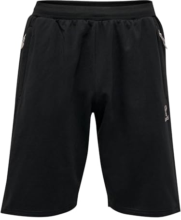 hummel Herren Hmlmove Grid Cotton Shorts, Schwarz, XL EU