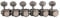Guyker 6-in-line Vintage Guitar Lock String Tuners – Locking Tuning Key Pegs Machine Heads Replacement Parts for ST TL Style Electric Guitars – relic
