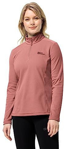 Jack Wolfskin Damen Taunus HZ W Pullover, Blush Powder, M