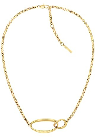 Calvin Klein Halskette für Damen Kollektion PLAYFUL ORGANIC SHAPES Gelbgold - 35000354