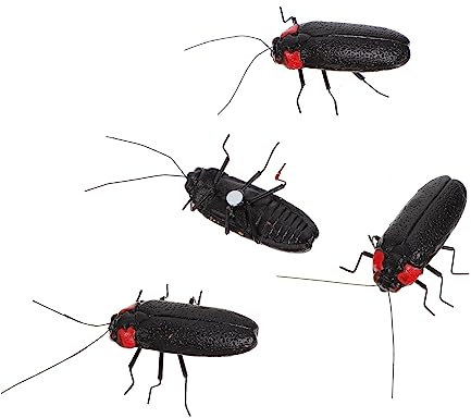 Yardwe 4 Stück Wildbienen-landschaftsgestaltung Miniatur-Tier-spielset Tierfiguren Figuren Mini-gartenfiguren Lebensechtes Spielzeug Tricky Toy Jahrgang 3D Kühlschrankmagnet Boden
