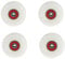 JOJEJUN 4Er-Pack Skateboard-, Longboard-Cruiser- für Ollie Punk Jumping Skateboard-Longboard-, Weiß