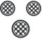 MINI R55 R56 R57 R58 R59 Auto Getränkehalter Untersetzer, 3 Stück Auto Getränkehalter Untersetzer, rutschfeste Getränkehalter Untersetzer für Mini Cooper R55 R56 R57 R58 R59(Kariert)