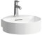 LAUFEN VAL Handwaschbecken, unterbaufähig, ohne Hahnloch, mit Überlauf, 400x425mm, H8112817581091, Farbe: Graphit matt