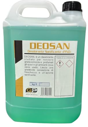 DEOSAN PINO DEODORANTE SANIFICANTE IGIENIZZANTE 5 KG PER AMBIENTI AUTO CAMION CAMPER