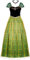 Spooktacular Creations Damen-Prinzessin-Kostüm für Erwachsene, grünes Kleid, Fee mit Halskette für Halloween-Kostüm, Rollenspiel, XL