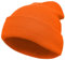VIAUMBR Beanie Mütze Wintermütze Herren Damen Strickmütze Winter Mütze Beanie Hat Sportmütze Strick Bündchen Thermo Weich Atmungsaktiv Klassische Unisex V043 Neon Orange