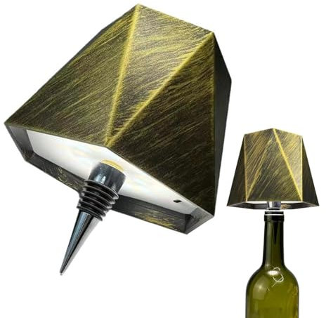 Lámparas de mesa - Lámpara de botella inalámbrica | Luz regulable para botella de vino | Lámparas de mesa LED inalámbricas recargables | Lámpara de mesa táctil para dormitorio | Luz nocturna para bote