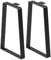 TITECK 16 inch Metal Table Legs, Century Modern Style, Hairpin Coffee Table Legs, 40cm Bench Furniture Legs, Set of 2