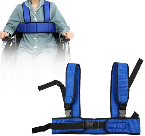 Rollstuhl Harness Anti-Rutsch halbe Weste Sicherheitsgurt Einstellbare Dicke Sicherheit für ältere und behinderte Kinder, verhindern Kippen Fallen