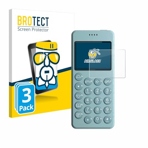 BROTECT Schutzglas für Punkt MP02 | 3 Stück Transparenter Displayschutz Made in Germany Schutzfolie Panzer Folie Glas 9H Anti-Fingerprint Einfache Montage Clear