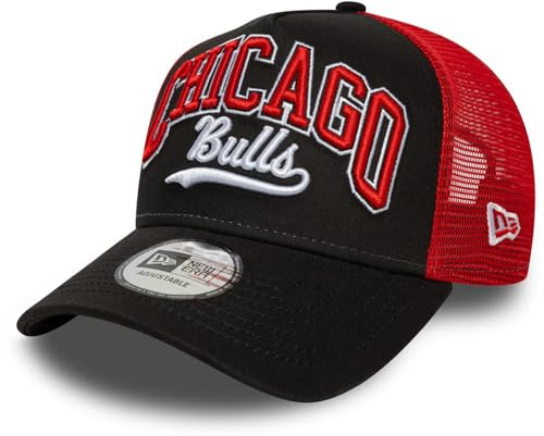 New Era A-Frame Trucker Cap - Script Chicago Bulls