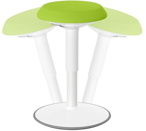 FIVMEN Ergonomischer Stehhocker Höhenverstellbar 43-61 cm Sitzhocker Bürohocker Stehhilfe mit Schwingeffekt Wackelhocker Ergonomischer Hocker Arbeitshocker für Zuhause und im Büro, Grün