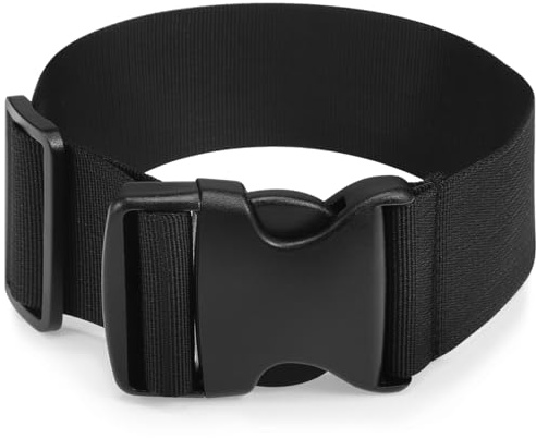 VANZACK Gürteltaschen-Verlängerung: Verstellbarer Elastischer Gurt Für Hüfttaschen Gepäck Schultaschen Umhängetaschen (Schwarz)