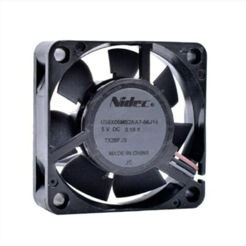 DJHAQDM Compatible pour NIDEC U35X05MS2AA7-56J14 5V 0.18A 35x35x10mm 3510 3-Wire Ventilateur de Refroidissement