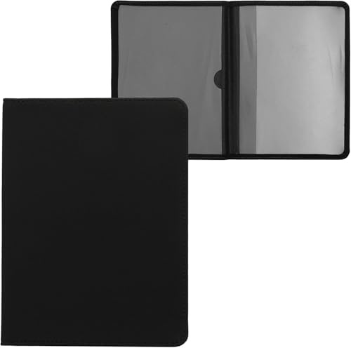 YBERLAOBAN Porta Carte Documenti Auto per Audi Q3 2019-2024, Custodia per Documenti Auto in Pelle PU Nero