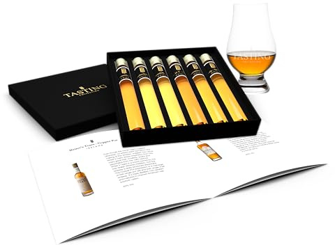 Irischer Whiskey Tasting Probierset 6 Fläschchen Verkostung im Geschenkset