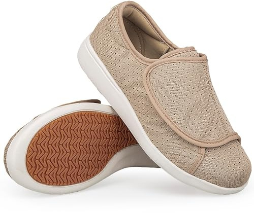 Scarpe Diabetiche Donna Uomo Regolabili Extra Larghe | Traspirante,Antiscivolo,Comode,pantofole ortopediche,Anziani