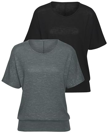 VIVANCE by Lascana Damen Kurzarmshirt