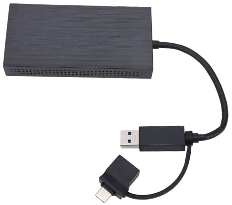 Bewinner USB C to Dual HDMI Adapter, USB 3.0 to HDMI Splitter External Video Card for Laptop PC Desktop, Multi-Monitor Adapter Supports 4K 30Hz, Dual Monitor Display