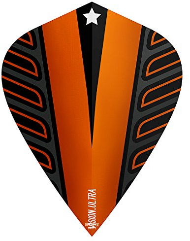TARGET Voltage Rob Cross Vision Ultra Dart Flight in 6 Farben 4 Flightformen/Shapes Neu 2018 (540.333360-Orange)