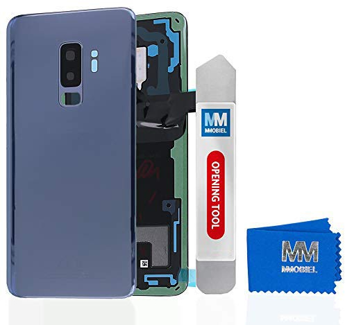 MMOBIEL Backcover Akkudeckel Rück Klappe mit Linse kompatibel mit Samsung Galaxy S9 Plus G965 6.2 Inch (Coral Blue)