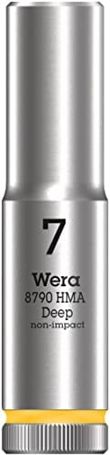 WERA-05004504001-8790 HMA Deep 7,0 - Llave de vaso larga con arrastre de 1/4