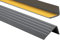 PVC Treppenkantenprofil Selbstklebend Winkelprofil Anti-Rutsch Treppenkante 41x25mm 2m, Anthrazit
