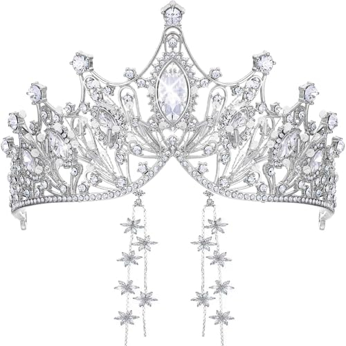 Tiara Kristallkrone für Bridal, Prinzessin Diadem Hochzeit Tiara Crown für Hochzeit Abschlussbälle Proms Festzüge Parties Geburtstag