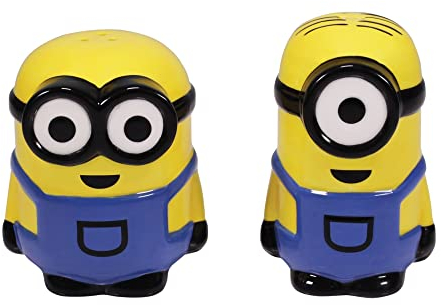 Set of 2 Minions Salt and Pepper Shakers, Yellow SALTMI01