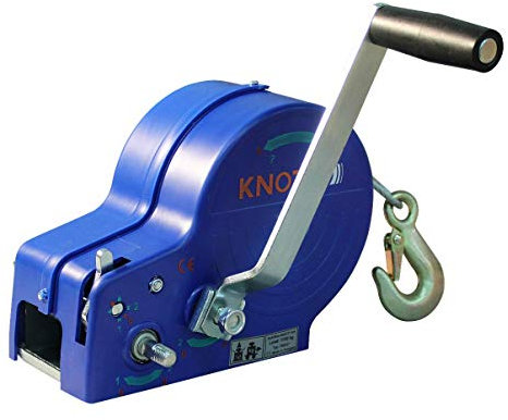 KNOTT Treuil manuel sans entraves 1150 kg 10 m avec crochet