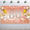 HOWAF 80. Geburtstag Banner für Frau 80. Geburtstag Dekoration Rose Gold, Stoff Plakat für 80. Geburtstag Hintergrund Deko Photo Booth für 80. Geburtstag Garten Tisch Mauer Deko