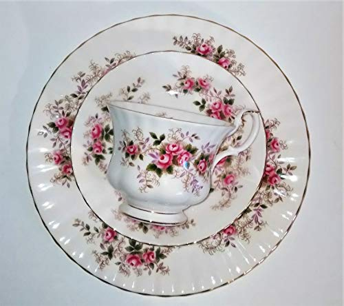 Collectible cup/Royal Albert/Lavender Rose/1 cup - 1 saucer - 1 cake plate/original/bone china/rofu/action