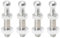 X AUTOHAUX 4 Ensemble 10mm M8x25mm Voiture Vérin à Gaz Boule Goujon pour Vérin à Gaz Chocs