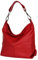 AmbraModa GL033 - Sac à main sac porté épaule en cuir véritable pour femme (Rouge)