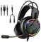 SPIRIT OF GAMER – PRO-H7 – Casque Audio Pro Gamer - Simili Cuir - Microphone Flexible – Rétro Eclairage LED RGB Rainbow des Ecouteurs – Multiplateforme PC ET CONSOLE