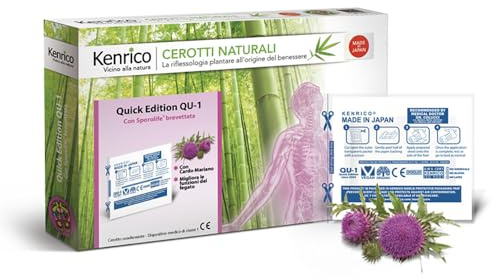 KENRICO Made in Japan – Quick Edition QU-1 – 10 Pflaster mit Mariendistel und patentiertem Sporolife
